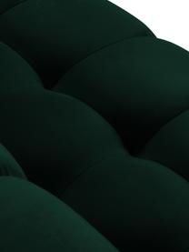 Sofa narożna z aksamitu Mamaia (5-osobowa), Butelkowozielony aksamit, S 293 x G 185 cm, lewostronna