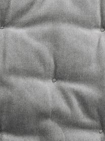 Copriletto trapuntato in velluto grigio Cheryl, 100% cotone, Grigio, Larg. 240 x Lung. 250 cm (per letti da 200 x 200)
