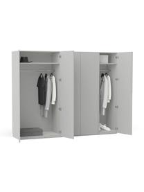 Armario modular Leon, 5 puertas (250 cm), diferentes variantes, Estructura: aglomerado con certificad, Gris, Interior Basic (An 250 x Al 200 cm)