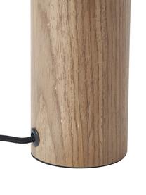 Lampa stołowa z drewna Ernesto, Jasne drewno naturalne, Ø 30 x W 32 cm