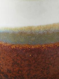 Duftkerze Coconut Beach (Kokosnuss), Behälter: Keramik, Deckel: Mitteldichte Holzfaserpla, Braun, Weiß, Ø 9 x H 9 cm