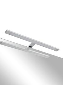 Waschtisch-Set Yoka, 4-tlg., Platte: HPL-Laminat in Carrara-Ma, Spiegelfläche: Spiegelglas, Rückseite: ABS-Kunststoff, Weiß marmoriert, Eichenholz-Optik, Set mit verschiedenen Größen