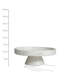 Présentoir à gâteau en marbre Isop, Ø30, Marbre, Blanc, marbré, Ø 30 x haut. 11 cm