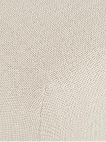 Fauteuil Elsie in crèmewit, Bekleding: 84% polyester, 16% acryl, Frame: multiplex, Voet: gecoat metaal, Geweven stof crèmewit, B 77 x D 84 cm