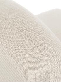 Poltroncina Elsie, Rivestimento: 84% poliestere, 16% acril, Struttura: compensato, Tessuto bianco crema, nero, Larg. 77 x Prof. 84 cm
