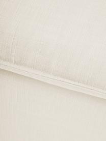 Bank Mila (3-zits), Bekleding: 100% polyester Met 100.00, Frame: dennenhout, vezelplaat, s, Geweven stof beige, B 220 x H 85 cm