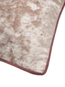 Poszewka na poduszkę z aksamitu z lamówką Enid, Aksamit (100% poliester)
Produkt posiada certyfikat Oeko-Tex Standard 100, 1. klasy, Beżowy, blady różowy, S 45 x D 45 cm