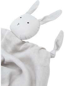 Przytulanka kocyk Agnete, 100% bawełna organiczna z certyfikatem Oeko-Tex, Szary, S 35 x D 35 cm