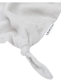 Przytulanka kocyk Agnete, 100% bawełna organiczna z certyfikatem Oeko-Tex, Szary, S 35 x D 35 cm