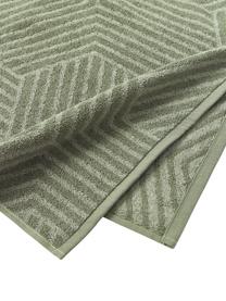 Handdoek Fatu in verschillende formaten, 100% katoen
Middelzware kwaliteit, 470 g/m²

Het in dit product gebruikte materiaal is getest op schadelijke stoffen en gecertificeerd volgens STANDARD 100 door OEKO-TEX®, 3883CIT, CITEVE., Groentinten, XS gastendoekje, B 30 x L 50 cm, 2 stuks