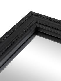 Barock-Wandspiegel Muriel, Rahmen: Massivholz, beschichtet, Rückseite: Mitteldichte Holzfaserpla, Spiegelfläche: Spiegelglas, Schwarz, B 40 x H 60 cm