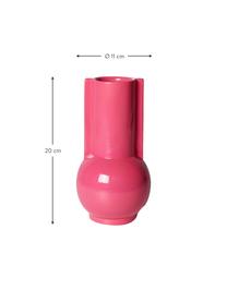 Design-Vase Rapunzel, Keramik, Pink, Ø 11 x H 20 cm