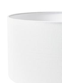 Stolní lampa v organickém tvaru Luvi, Krémově bílá, béžová, Ø 32 cm, V 47 cm