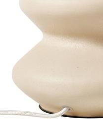 Lampa stołowa Luvi, Kremowobiały, beżowy, Ø 32 x W 47 cm