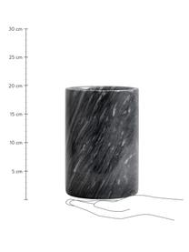 Seau à glace marbre Marbi, Marbre, Noir, Ø 13 x haut. 18 cm