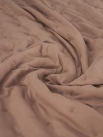 Gewatteerde bedsprei Wida in oudroze, 100% polyester, Oudroze, B 150 x L 250 cm (voor bedden tot 100 x 200)