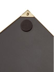 Lustro ścienne z metalową ramą Francis, Odcienie złotego, S 65 x W 170 cm