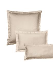 Federa in raso di cotone Premium, Beige, Larg. 50 x Lung. 80 cm