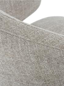 Chaise design en tissu bouclé Celia, Tissu bouclé gris clair, larg. 57 x prof. 62 cm