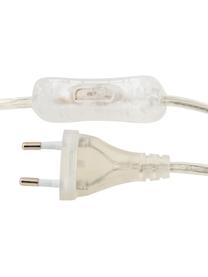 Lampa stołowa ze szkła opalowego Beth, Biały, mosiądz, Ø 25 x W 26 cm