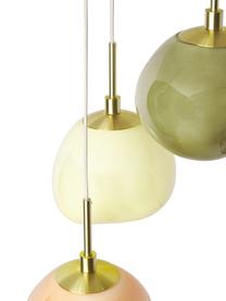 Lampa wisząca ze szkła opalowego Josie, Wielobarwny, S 30 x W 120 cm