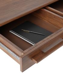 Bureau en bois de manguier avec tiroirs Paul, Bois de manguier, larg. 120 x haut. 76 cm
