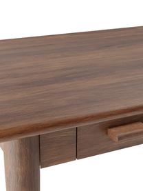Pracovný stôl z masívneho mangového dreva so zásuvkou Paul, Mangové drevo, Š 120 x V 76 cm