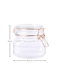 Zavařovací sklenice s patentním uzávěrem Tarro, Transparentní, Ø 11 cm, V 10 cm