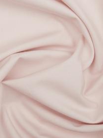 Set lenzuola in cotone percalle rosa Elsie, Rosa, 240 x 300 cm + 2 federe 50 x 80 cm