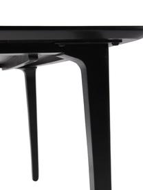 Table rétro en manguier noir Archie, de différentes tailles, Manguier massif, laqué, Bois de manguier, noir laqué, larg. 160 x prof. 90 cm