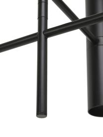 Plafondlamp Cassandra, Lampenkap: metaal, vermessingd, Mat zwart, B 70 x H 49 cm