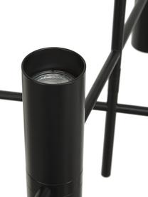 Plafondlamp Cassandra, Lampenkap: metaal, vermessingd, Mat zwart, B 70 x H 49 cm