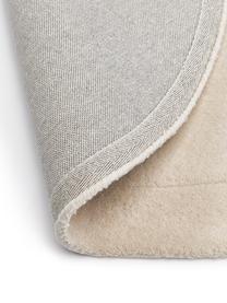 Tappeto in lana beige taftato a mano dalla forma organica Kadey, Retro: 100% cotone Nel caso dei , Beige, Larg. 120 x Lung. 180 cm (taglia S)