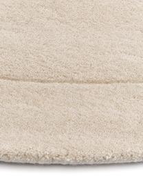 Ručně všívaný vlněný koberec v organickém tvaru Kadey, Béžová, Š 150 cm, D 230 cm (velikost M)