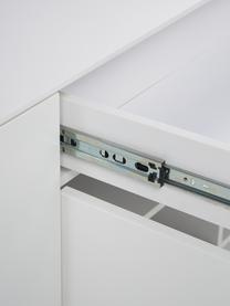 Aparador Elyn, Estructura: tablero de fibras de dens, Patas: metal con pintura en polv, Blanco mate, An 200 x Al 75 cm