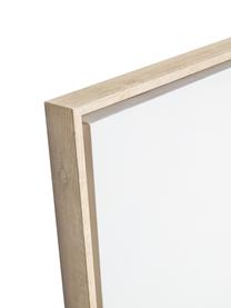 Ingelijste digitale print Wrigley, Lijst: gecoat MDF, Afbeelding: canvas, Lichtroze, zwart, B 60 x H 90 cm