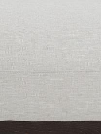 Sofa narożna z metalowymi nogami Brooks, Tapicerka: poliester Tapicerka nie j, Stelaż: lite drewno sosnowe z cer, Nogi: metal malowany proszkowo, Beżowa tkanina, S 315 x G 148 cm, lewostronna