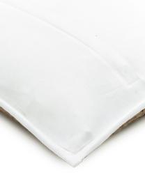 Jute-Kissenhülle Justina, Vorderseite: Jute, Rückseite: Baumwolle, Braun, B 45 x L 45 cm