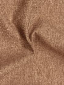 Sofa Fluente (3-Sitzer) in Nougat mit Metall-Füßen, Bezug: 100% Polyester 35.000 Sch, Gestell: Massives Kiefernholz, FSC, Füße: Metall, pulverbeschichtet, Webstoff Nougat, B 196 x T 85 cm
