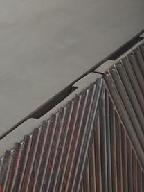 Highboard Louis aus massivem Mangoholz mit Türen, Mangoholz, dunkel lackiert, B 100 x H 120 cm