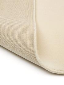 Wollen vloerkleed Ida in beige, Bovenzijde: 100% wol, Onderzijde: 60% jute, 40% polyester B, Beige, B 300 x L 400 cm (Maat XL)