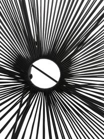 Loungesessel Bahia aus Kunststoff-Geflecht, Sitzfläche: Kunststoff, Gestell: Metall, pulverbeschichtet, Schwarz, B 81 x T 73 cm