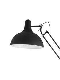Lámpara de escritorio grande Job, Pantalla: metal con pintura en polv, Cable: plástico, Negro, Ø 38 x Al 180 cm