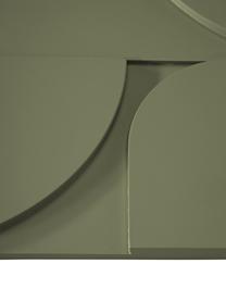 Decoración de pared de madera Massimo, 4 uds., Tablero de fibras de densidad media (MDF), Verde, An 80 x Al 80 cm
