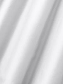 Lenzuolo con angoli topper in raso di cotone Comfort, Bianco, Larg. 90 x Lung. 200 cm