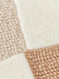 Ručně všívaný vlněný koberec s různou výškou povrchu Corin, Růžová, béžová, hnědá, více barev, Š 80 cm, D 150 cm (velikost XS)