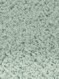 Rond hoogpolig vloerkleed Leighton in mintgroen, Microvezel, Mintgroen, Ø 150 x H 3 cm