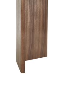 Mesa de comedor ovalada de madera Toni, 200 x 90 cm, Tablero de fibras de densidad media (MDF) chapado en madera de nogal pintado, Madera de nogal, An 200 x F 90 cm