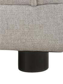 Modulaire 2-zitsbank Ari in grijs, Bekleding: 100% polyester, Frame: massief hout, multiplex, Poten: kunststof, Geweven stof grijs, B 164 x D 77 cm