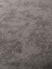 Alba niervormige bank (2-zits) in grijs, Bekleding: 97% polyester, 3% nylon, Frame: massief sparrenhout, berk, Poten: kunststof, Stof grijs, B 185 x D 114 cm, rugleuning rechts